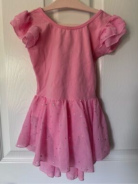 Kids Dance Leotard with Attached Skirt